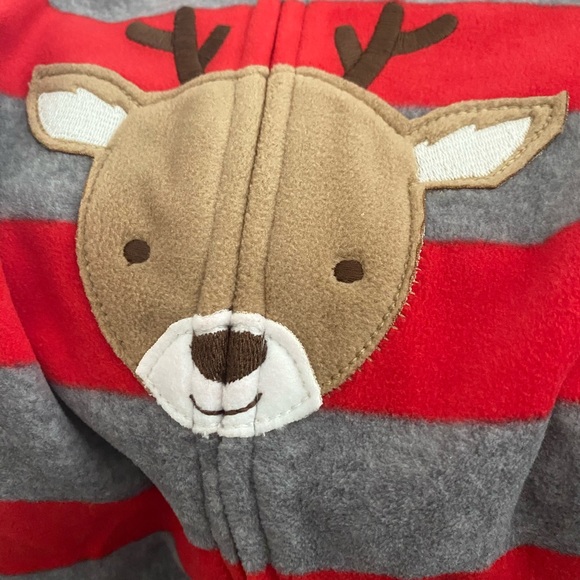 Reindeer fleece onesie - Picture 2 of 3